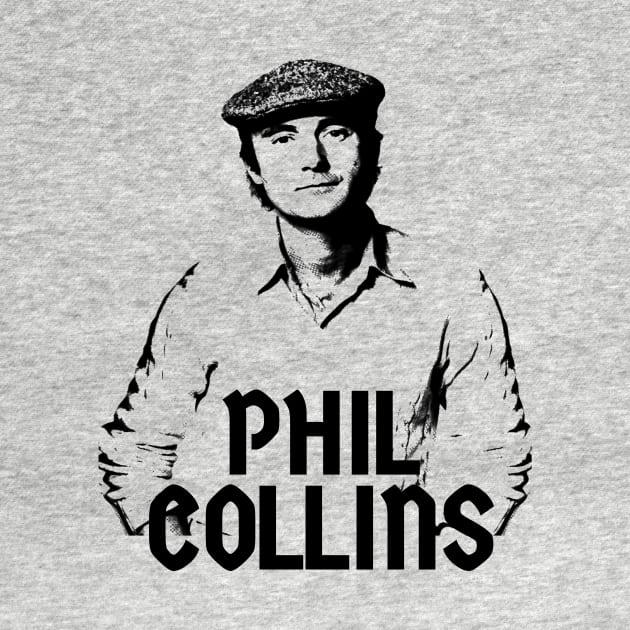 phil collins young black and white by mnd_Ξkh0s